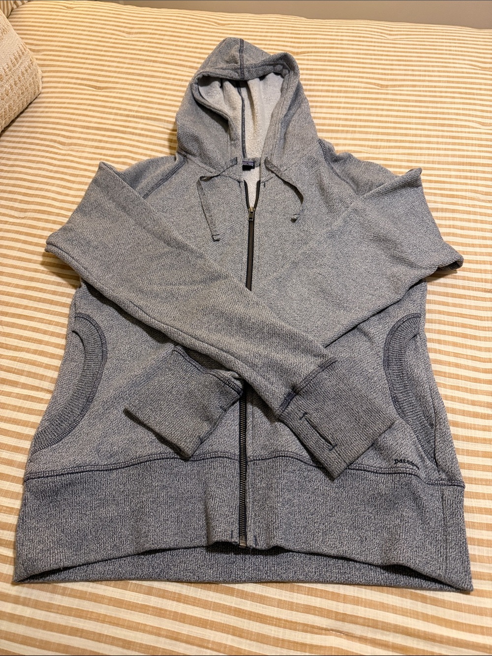 Patagonia Cloud StackOrganic Cotton Blend Full-Zip Hoodie